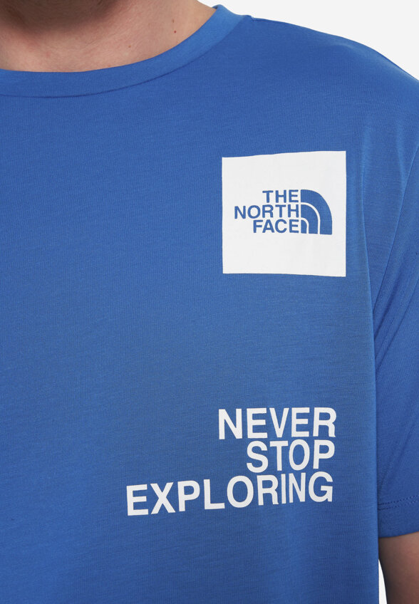 Футболка мужская The North Face Mountain Foundation Coordinates, Синий