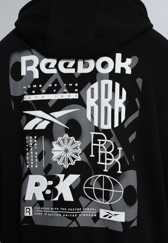 Толстовка мужская Reebok, Черный