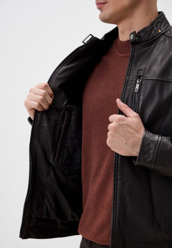 Куртка кожаная Jorg Weber