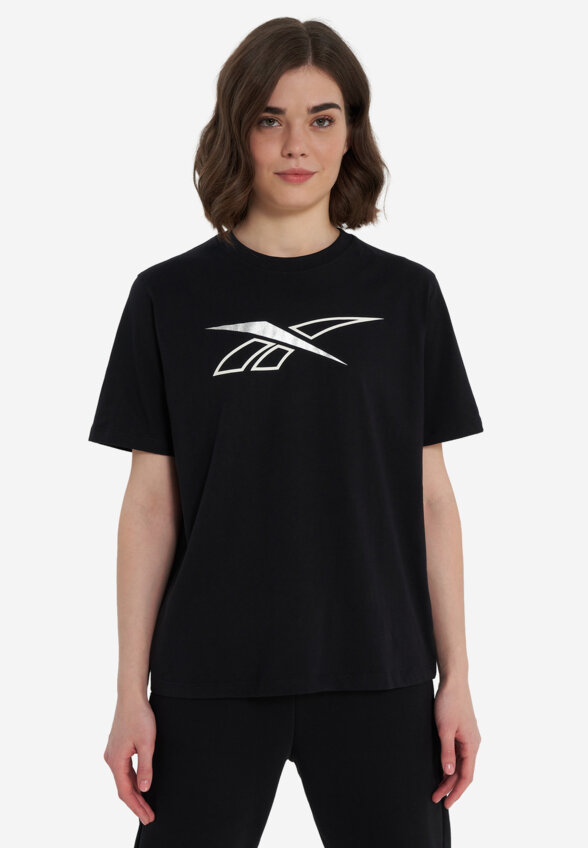 Футболка женская Reebok Brielle Crew, Черный