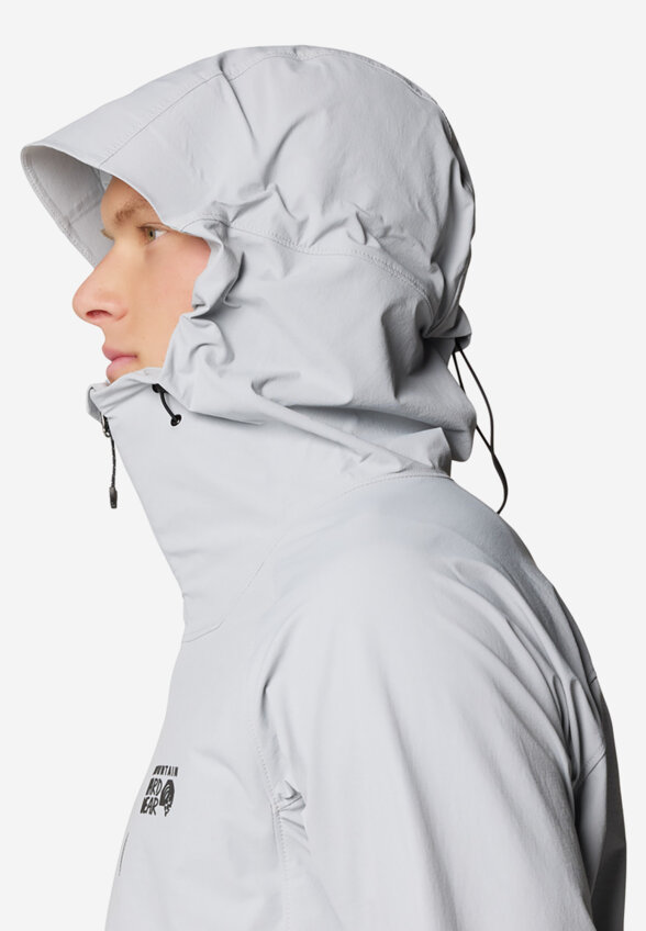 Куртка софтшелл мужская Mountain Hardwear Chockstone Alpine Lt Hooded Jacket, Серый