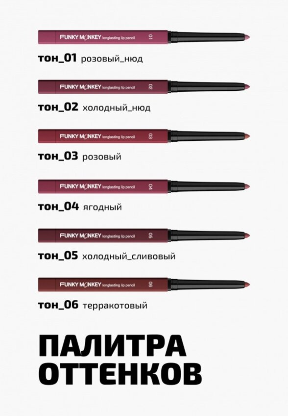 Карандаш для губ Funky Monkey