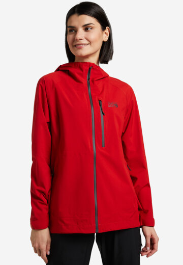 Куртка мембранная женская Mountain Hardwear Stretch Ozonic Jacket, Красный