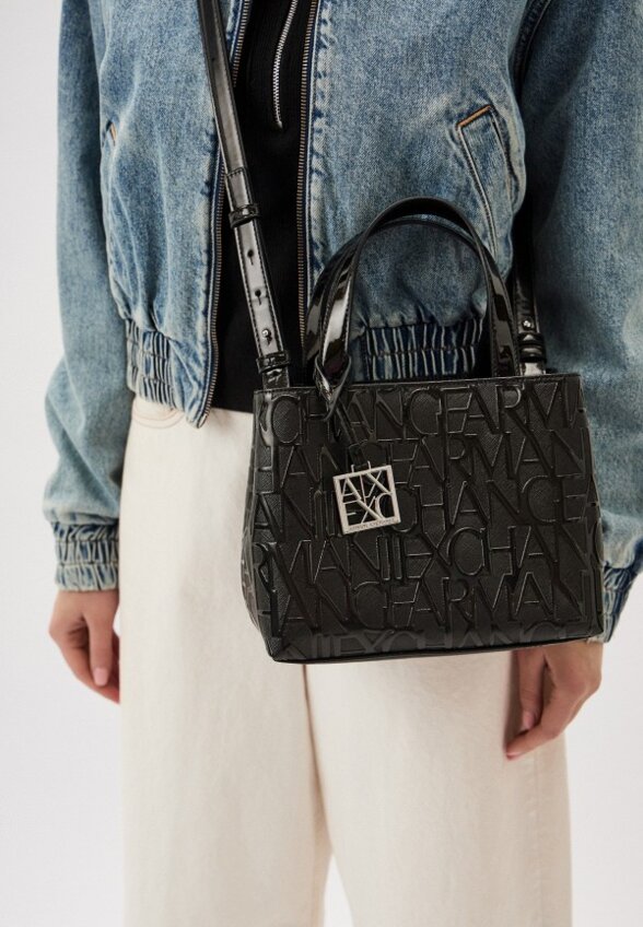 Сумка и брелок Armani Exchange