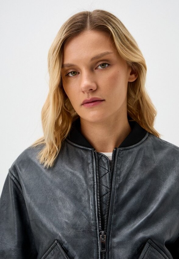 Куртка кожаная Снежная Королева