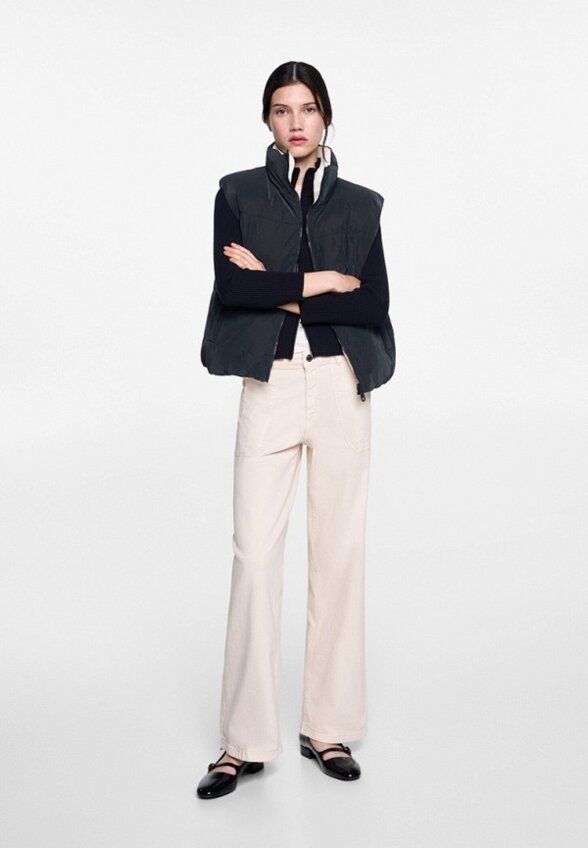 Жилет утепленный Mango Teen