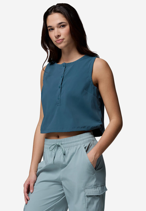 Майка женская Columbia Chill Creek Woven Tank, Зеленый