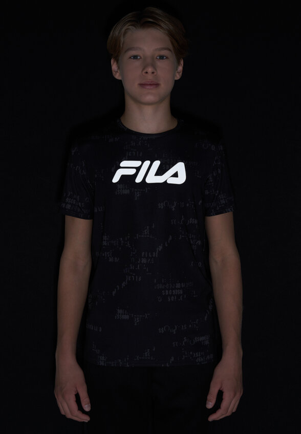 Футболка для мальчиков FILA, Черный