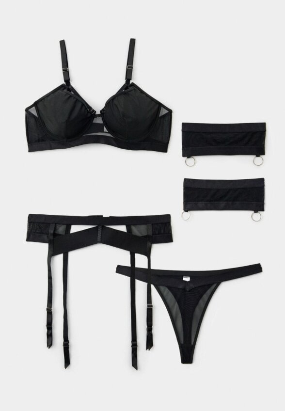 Бюстгалтер, пояс, трусы и подвязки Allusar