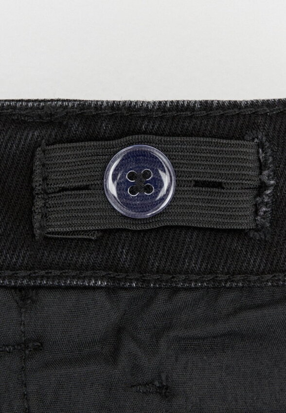 Джинсы Straight fit с пирсингом для девочек