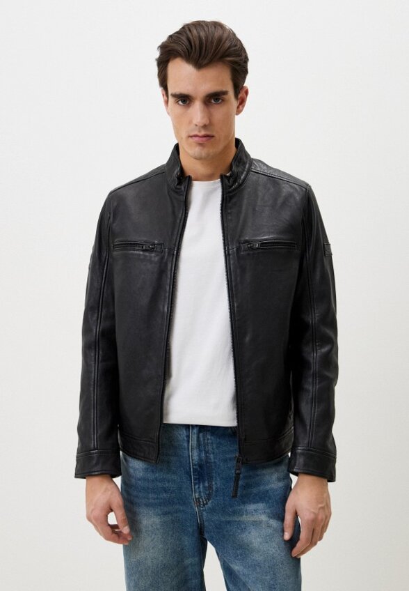 Куртка кожаная Camel active