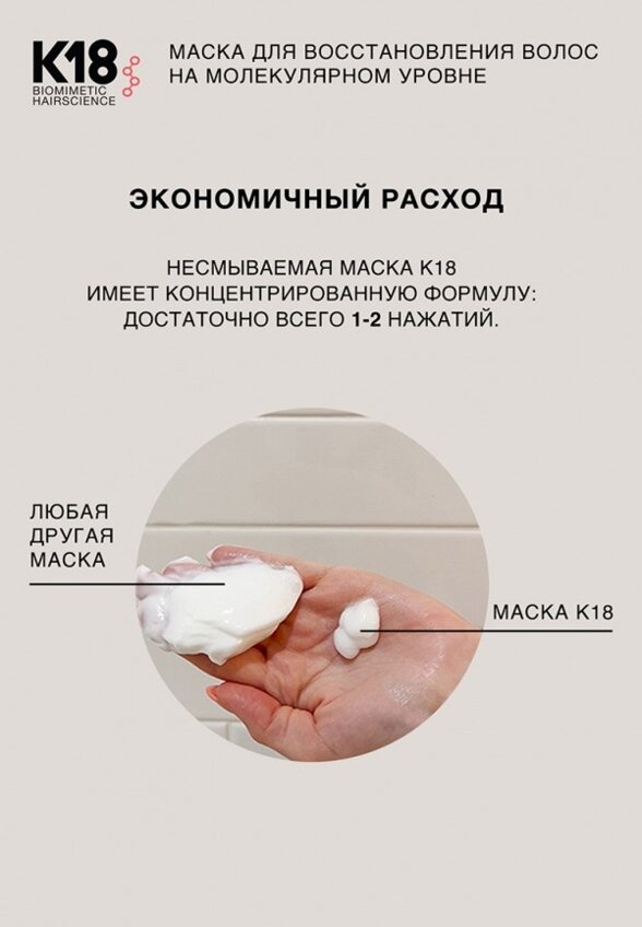 Маска для волос K18