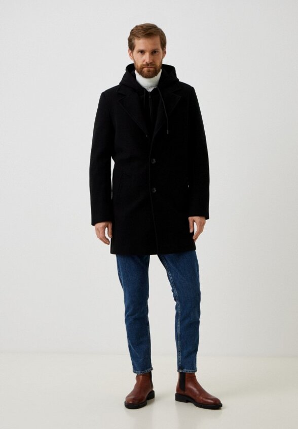 Пальто однобортное Caravan