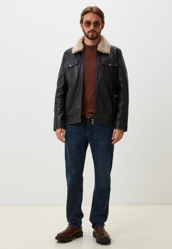 Куртка кожаная Mustang