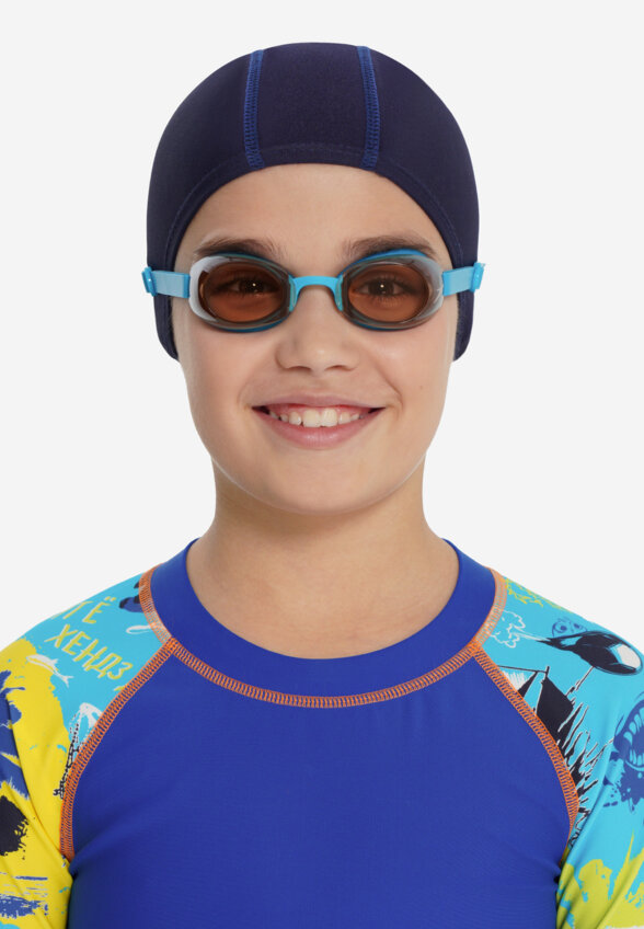 Очки для плавания детские Speedo Jet V2, Голубой