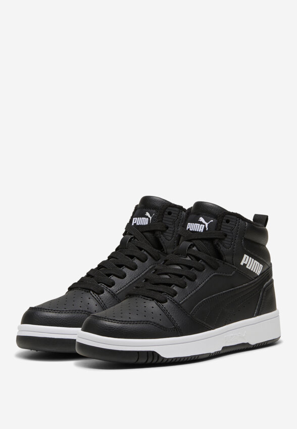 Кеды утепленные для мальчиков PUMA Rebound V6 Mid WTR Jr, Черный