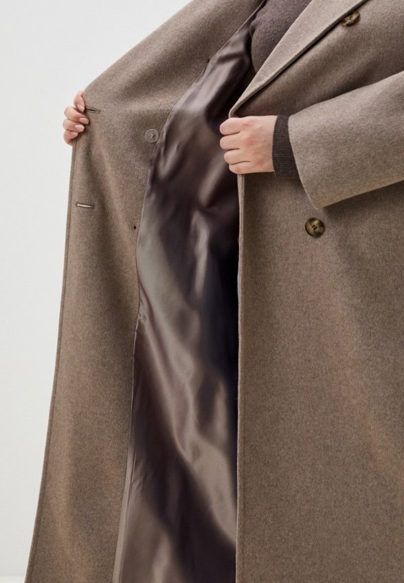 Пальто двубортное Le Monique