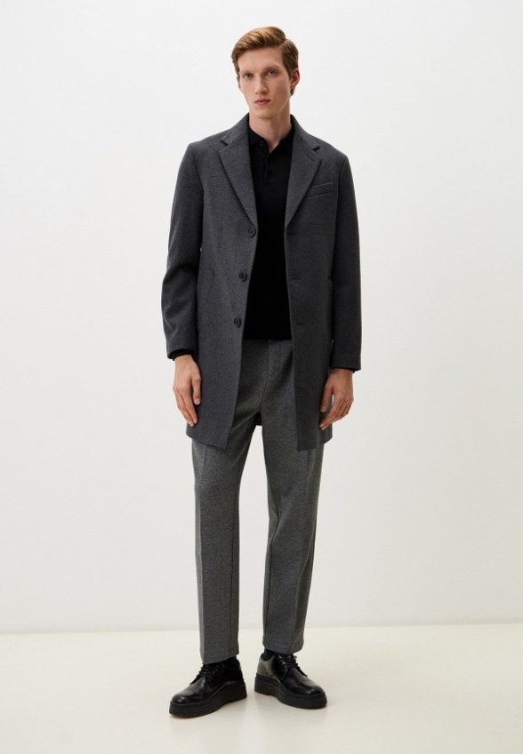 Пальто однобортное Mango Man