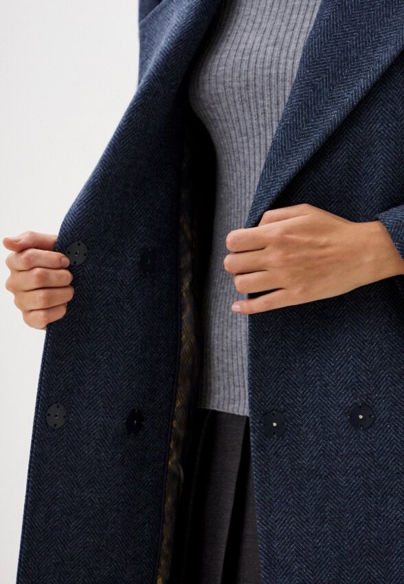 Пальто двубортное Rozhkova