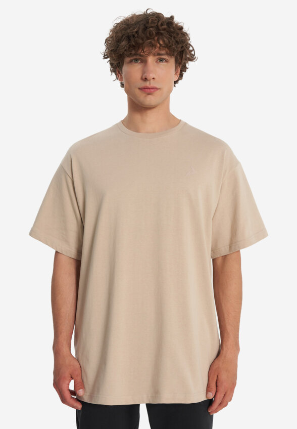 Футболка мужская оверсайз Demix, Бежевый