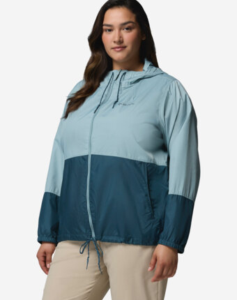 Ветровка женская Columbia Flash Forward II Windbreaker, Plus Size, Голубой женщинам