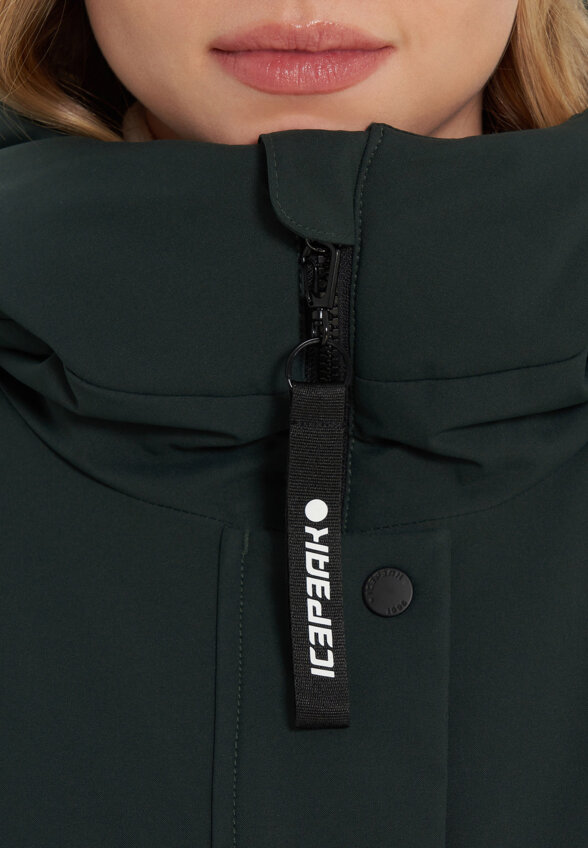 Пальто утепленное женское IcePeak Adais, Зеленый
