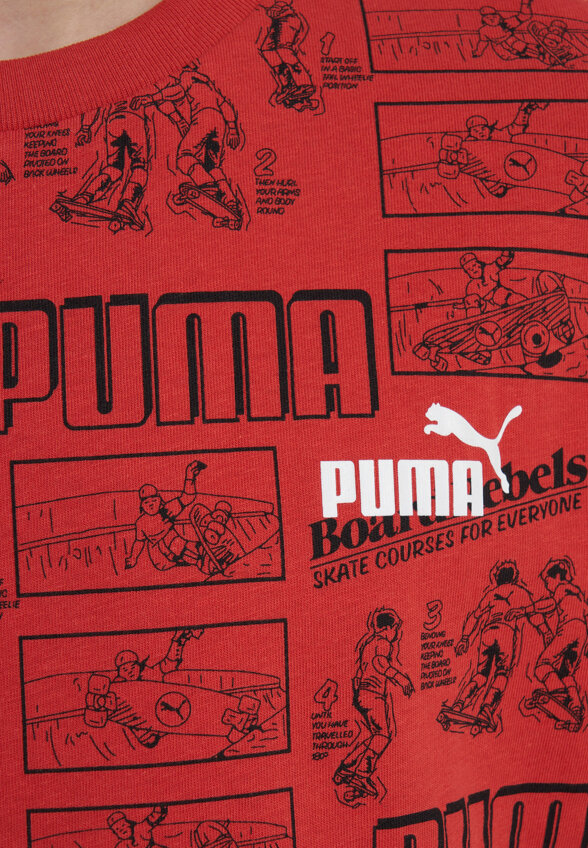 Футболка для мальчиков PUMA Mid90 S, Красный