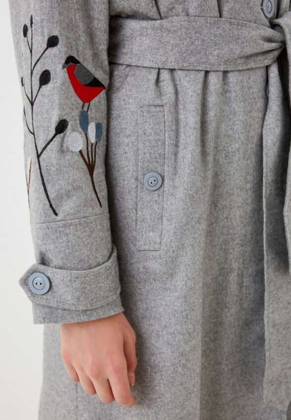 Пальто однобортное Snegiri