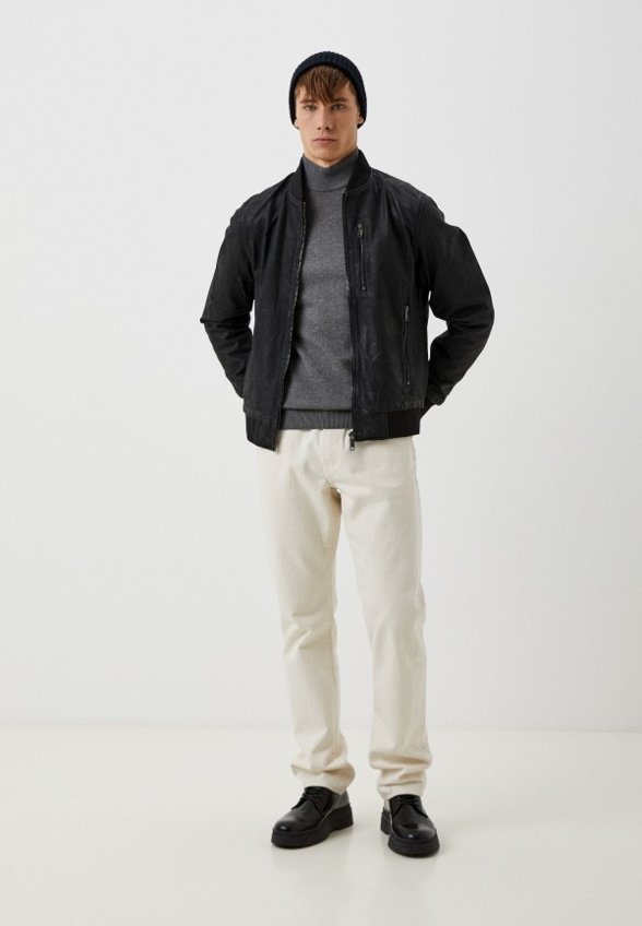 Куртка кожаная Urban Fashion for Men