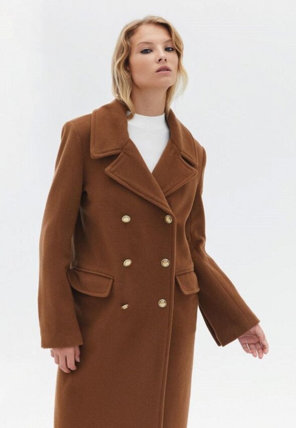 Пальто двубортное OXXO