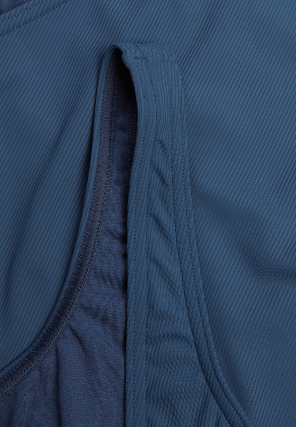 Купальник слитный женский Speedo Textd Belted Deep, Синий