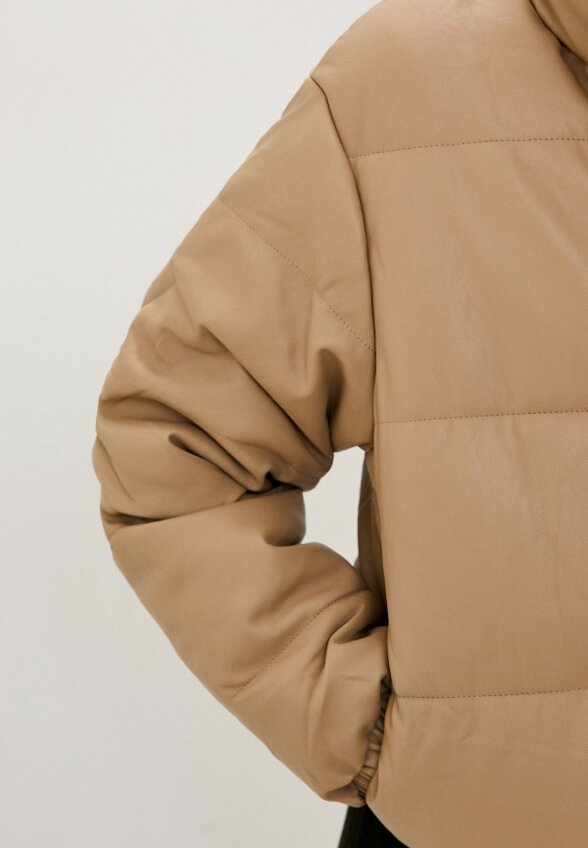 Куртка кожаная утепленная Dunia