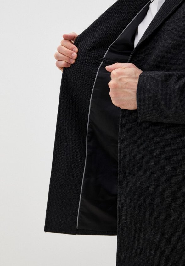 Пальто однобортное Al Franco