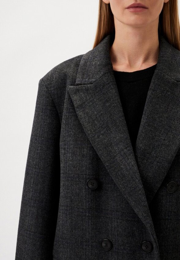 Пальто двубортное BLCV