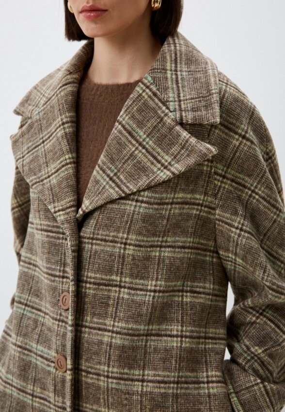 Пальто-кокон Модный дом Виктории Тишиной