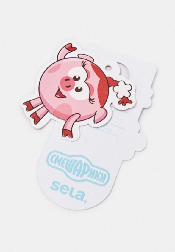 Худи оверсайз для девочек с принтом SELA x Смешарики