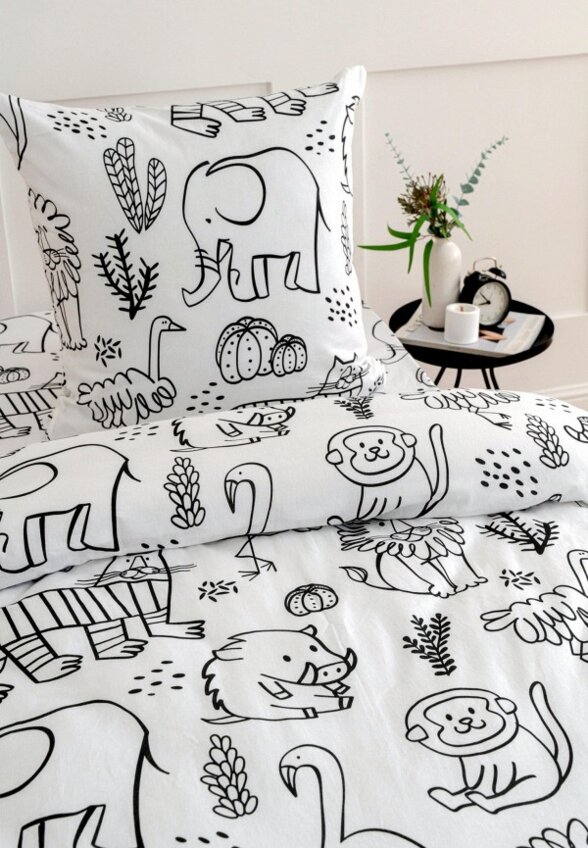 Постельное белье 1,5-спальное Павлинка