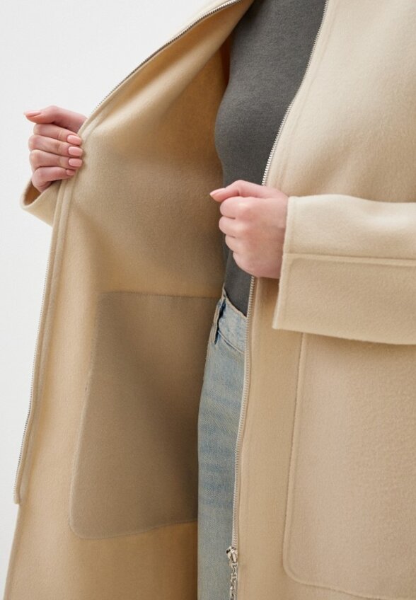 Пальто однобортное Lusio