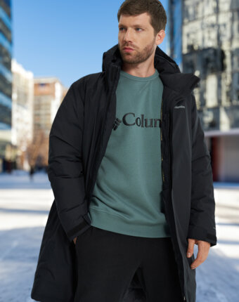Пуховик мужской Columbia Arrow Trail II Parka, Черный женщинам
