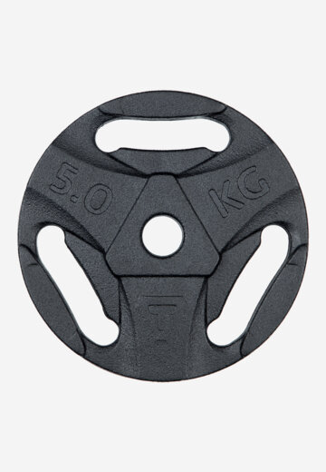 Диск 5 кг чугунный Torneo, Черный