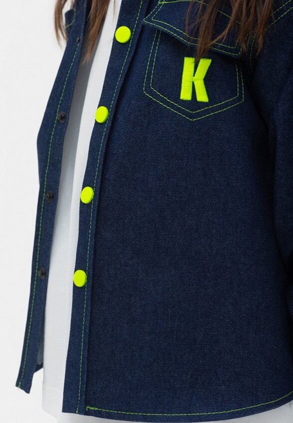 Рубашка джинсовая Kidin