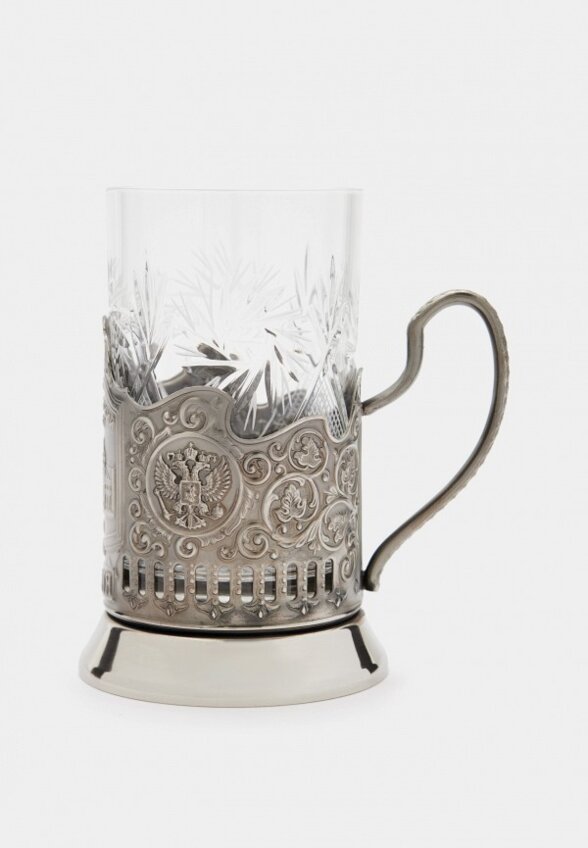 Стакан с подставкой Кольчугинский мельхиор