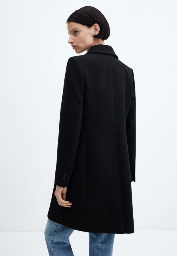 Пальто двубортное Mango
