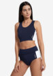 Плавки женские Speedo Banded Boyleg, Синий1  - превью