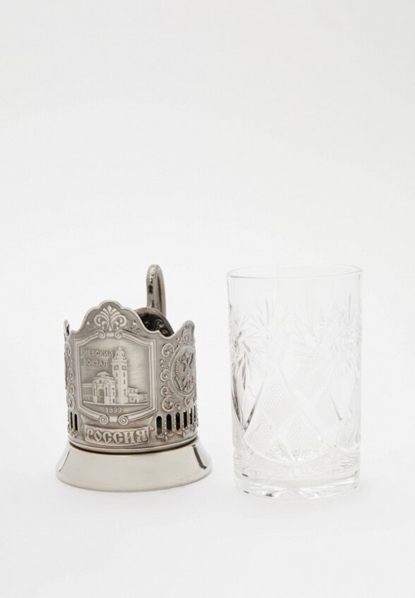 Стакан с подставкой Кольчугинский мельхиор