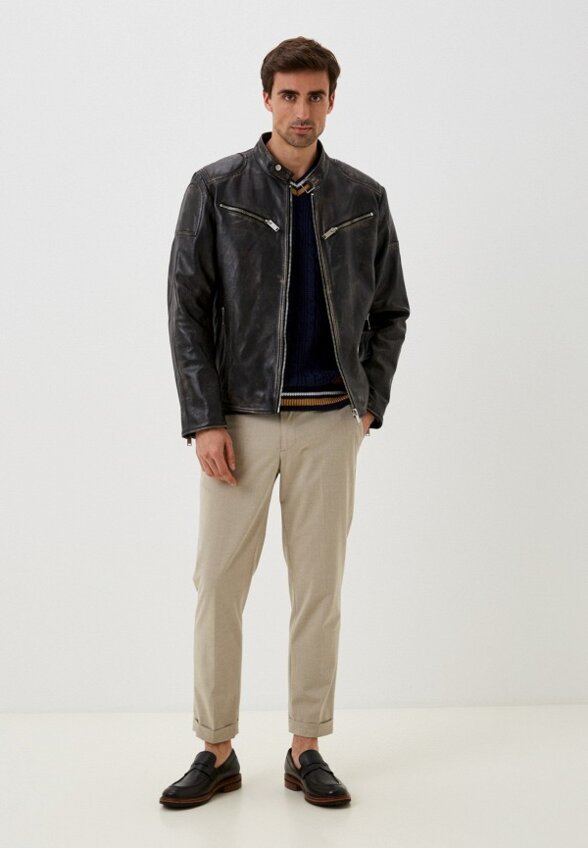 Куртка кожаная Jorg Weber