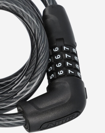 Замок велосипедный кодовый Abus Numero 5510 C/180/10, Черный женщинам
