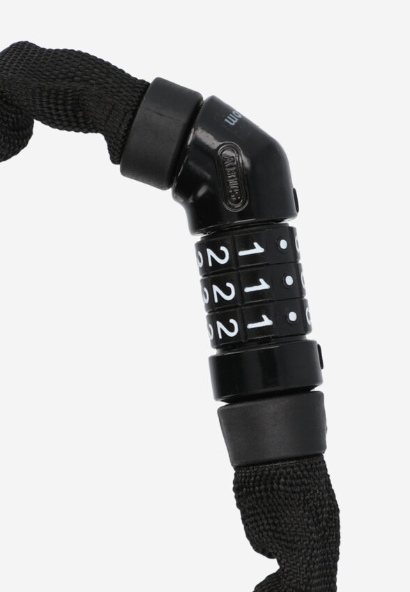 Замок велосипедный кодовый Abus 4804 C/110 BK Steel-O-Chain, Черный
