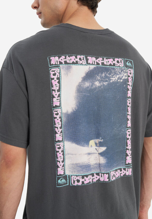 Футболка мужская оверсайз Quiksilver Sunrise Bowl, Серый