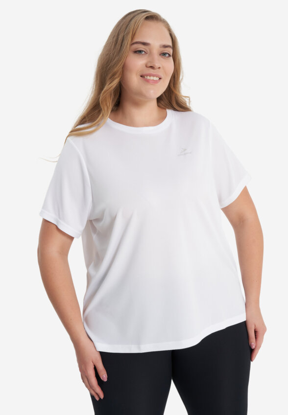 Футболка женская Demix, Plus Size, Белый